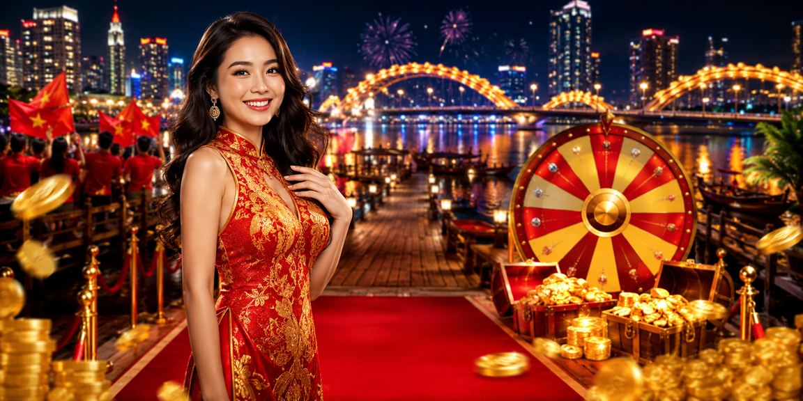 Người chơi tại Đà Nẵng tham gia vòng quay roulette trong không khí lễ hội rực rỡ